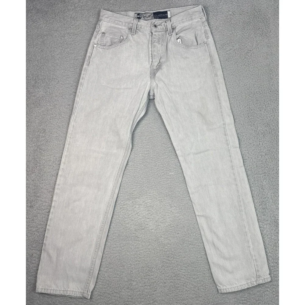Levis Silvertab Straight Light Gray Jeans Size 29x30 Zipper Fly 5 Pockets